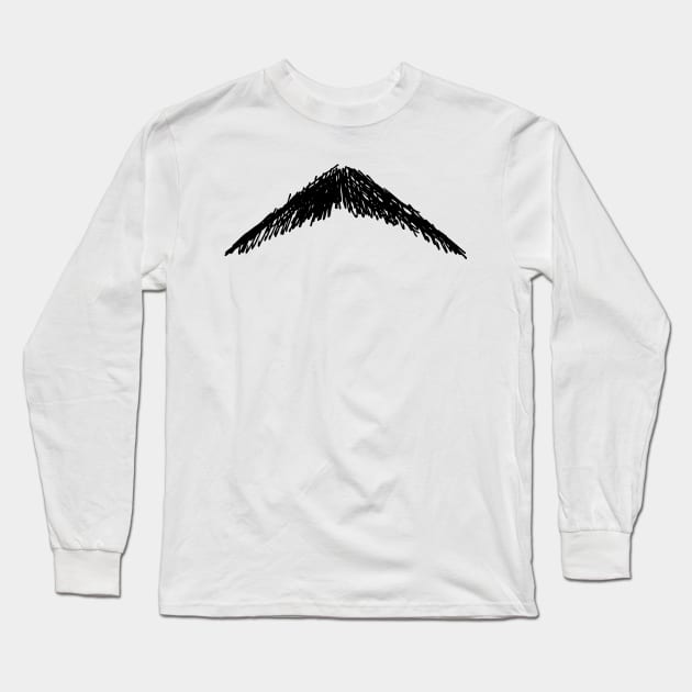 Moustache Long Sleeve T-Shirt by SWON Design